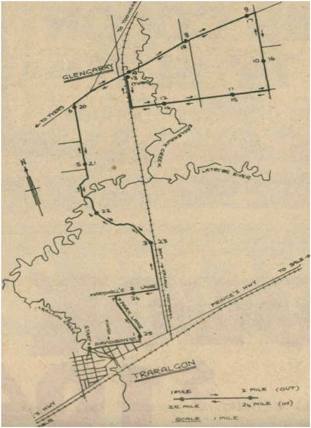 1975 Marathon route