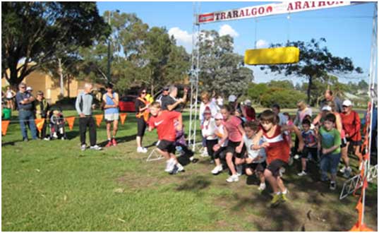 2008 Community Fun Run – Junior race Start